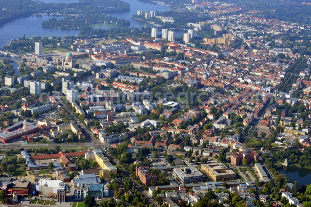 Potsdam from above - City view of Potsdam in Brandenburg