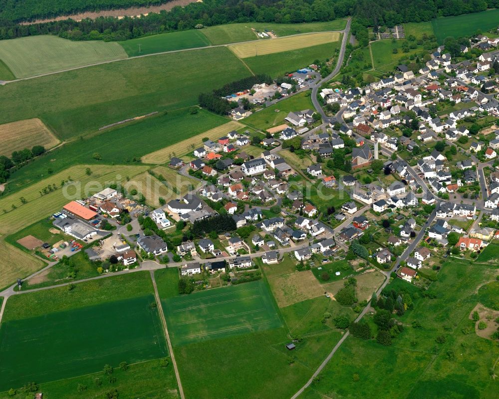 Simmern , Hunsrück from the bird's eye view: City view from Simmern, Hunsrueck in the state Rhineland-Palatinate