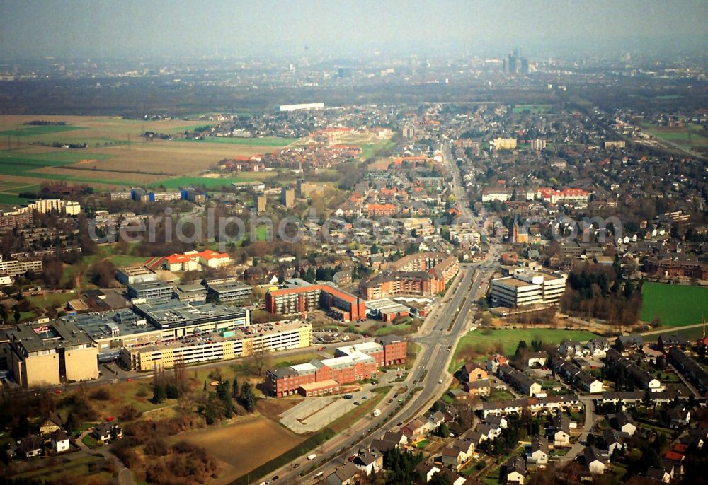 Hürth from above - District in the city in the district Hermuelheim in Huerth in the state North Rhine-Westphalia, Germany