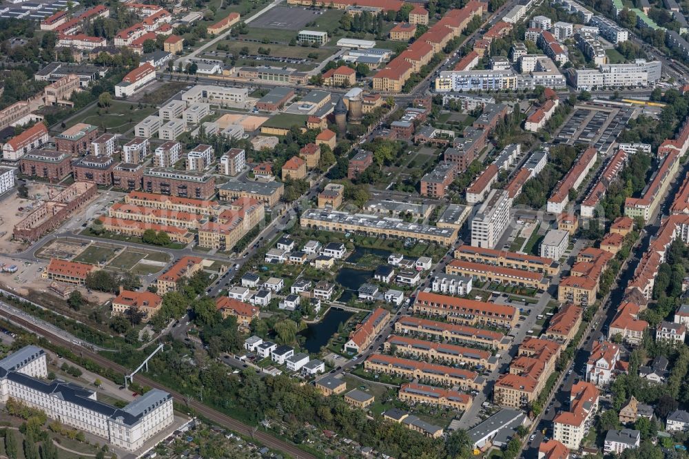 Aerial image Leipzig - City view of the district Gohlis in Leipzig in the state Saxony, Germany