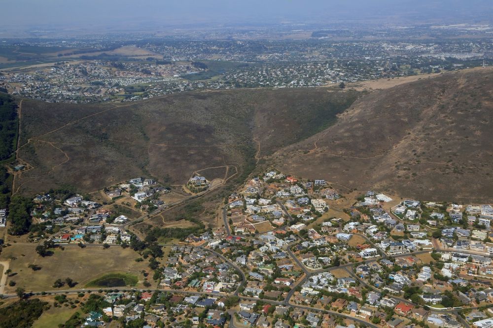 Aerial image Kapstadt - District of Parow at the mountain Tygerberg in the city of Cape Town in Western Cape, South Africa