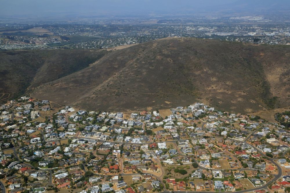 Aerial photograph Kapstadt - District of Parow at the mountain Tygerberg in the city of Cape Town in Western Cape, South Africa