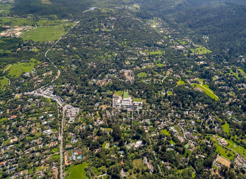 Aerial image Woodside - View of the town of Woodside in Silicon Valley in California in the USA