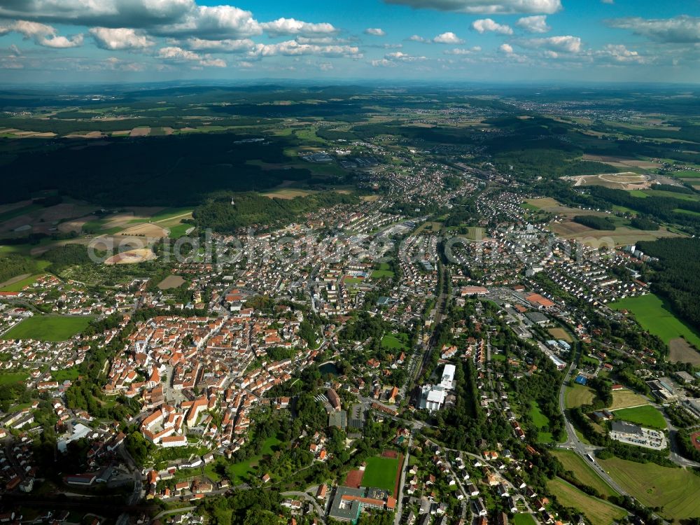 Aerial image Sulzbach-Rosenberg - Cityscape from the center of Sulzbach - Rosenberg in Bavaria
