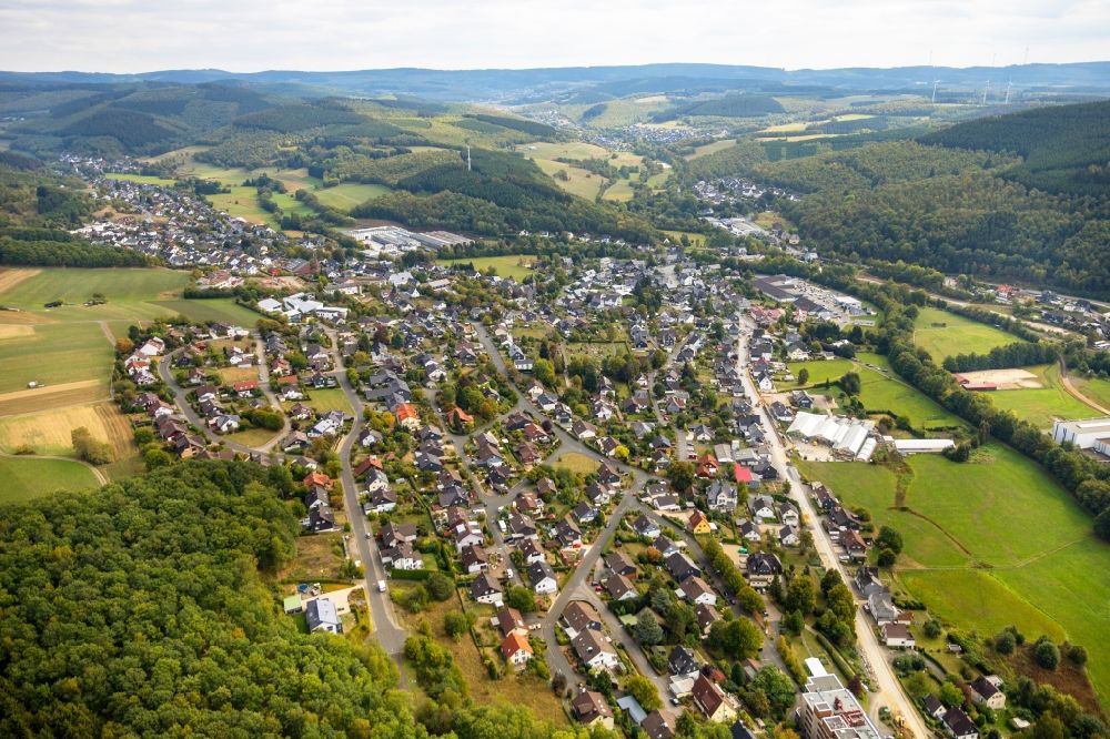 Deuz from above - City area with outside districts and inner city area in Deuz in the state North Rhine-Westphalia, Germany