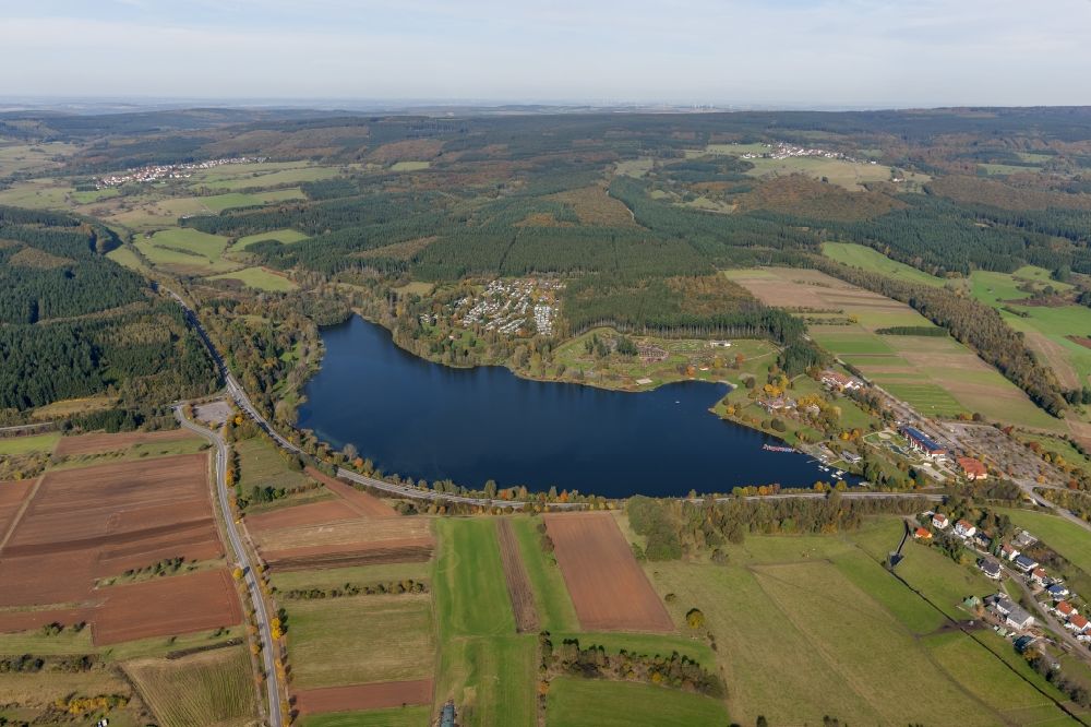 Aerial photograph Losheim am See - City of Losheim Saarland