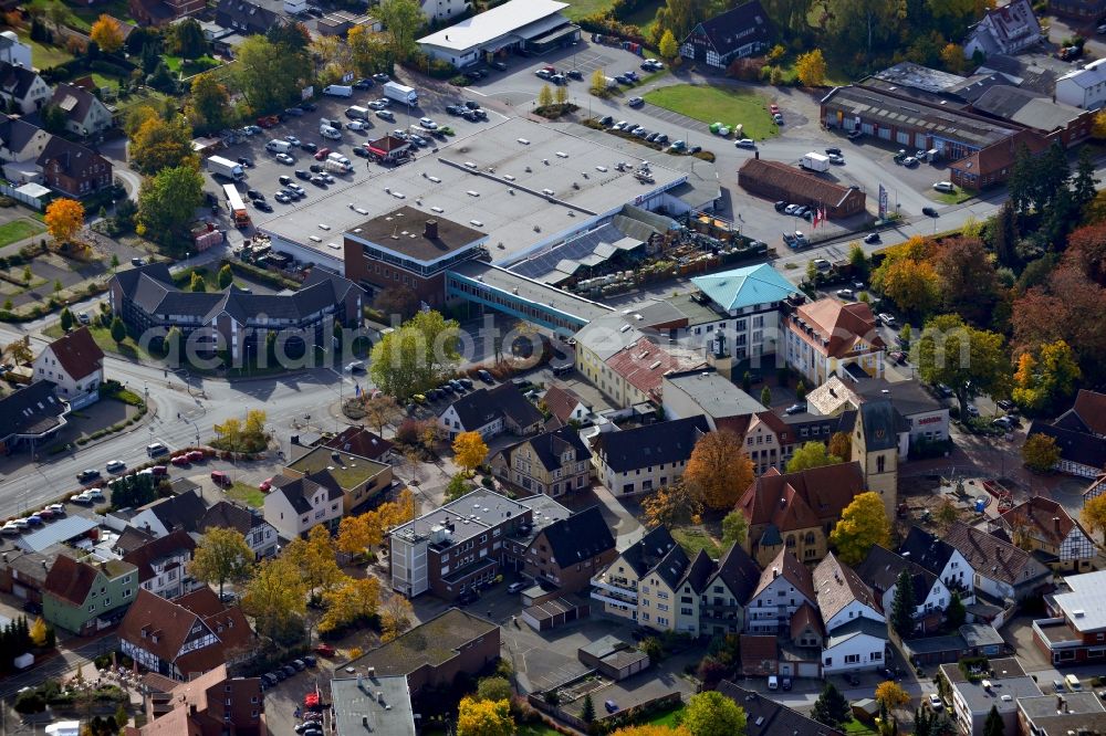 Steinhagen from the bird's eye view: City view of Steinhagen in North Rhine-Westphalia