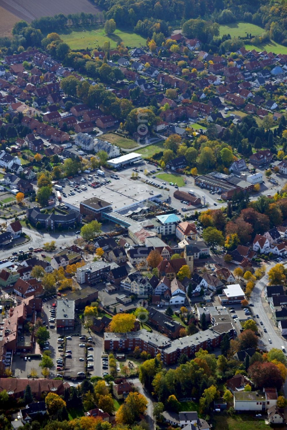 Aerial image Steinhagen - City view of Steinhagen in North Rhine-Westphalia