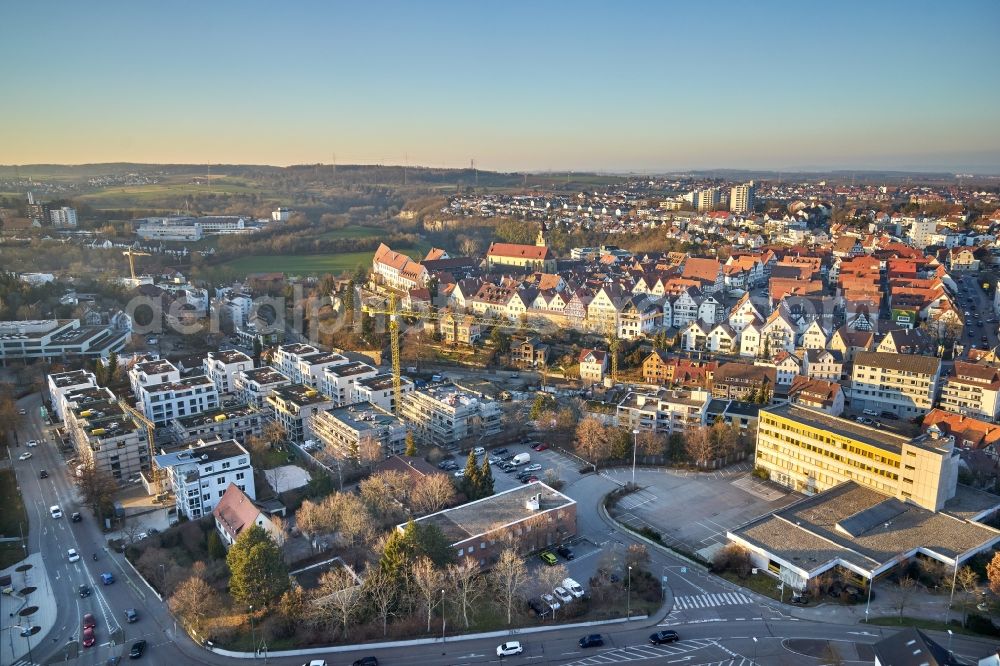Aerial image Eltingen - Outskirts residential in Eltingen in the state Baden-Wuerttemberg, Germany