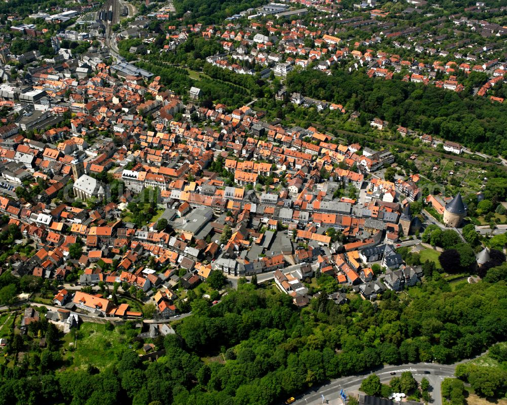 Georgenberg from the bird's eye view: Outskirts residential in Georgenberg in the state Lower Saxony, Germany