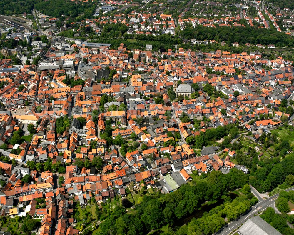 Aerial image Georgenberg - Outskirts residential in Georgenberg in the state Lower Saxony, Germany