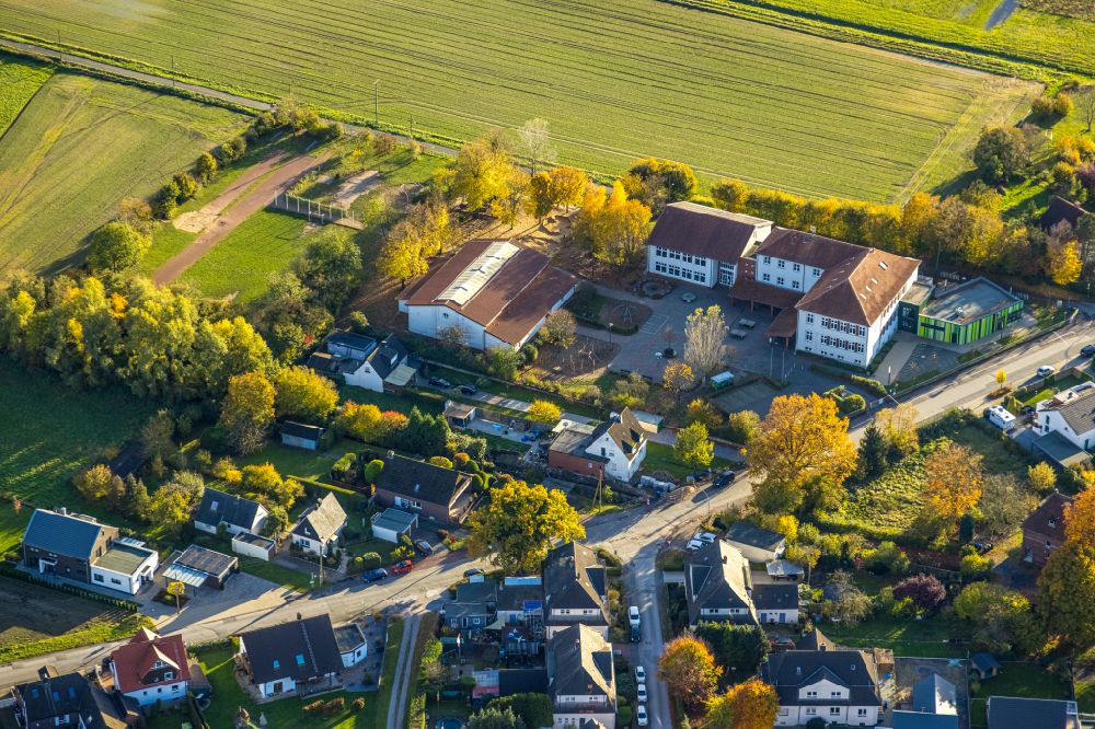 Aerial photograph Hamm - Outskirts residential on street Brandheide in the district Norddinker in Hamm at Ruhrgebiet in the state North Rhine-Westphalia, Germany