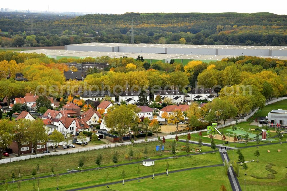 Aerial photograph Kamp-Lintfort - Outskirt from Kamp-Lintfort in the state North Rhine-Westphalia, Germany