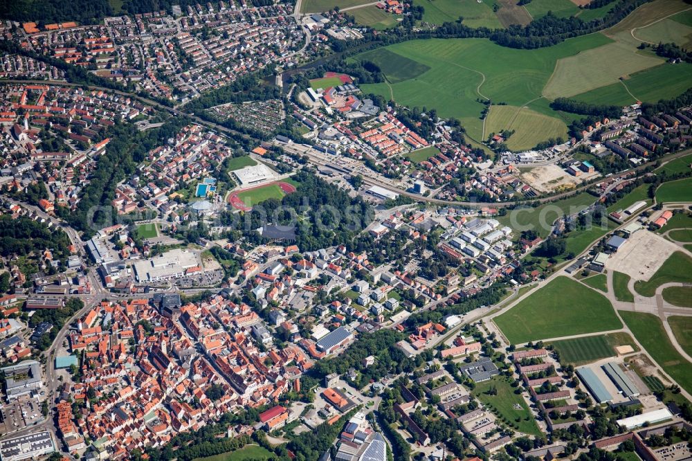 Aerial image Kaufbeuren - Outskirts residential in Kaufbeuren in the state Bavaria, Germany