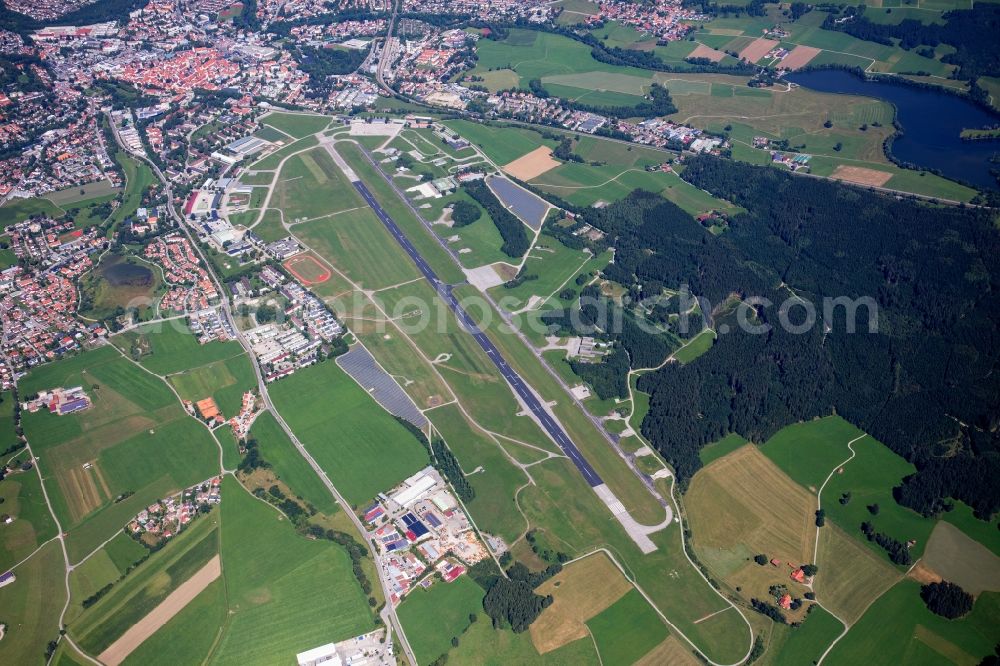 Aerial photograph Kaufbeuren - Outskirts residential in Kaufbeuren in the state Bavaria, Germany