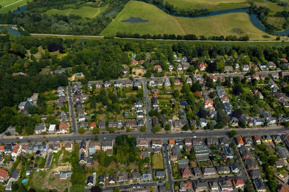 Hamm from the bird's eye view: Outskirts residential in the district Norddinker in Hamm in the state North Rhine-Westphalia, Germany