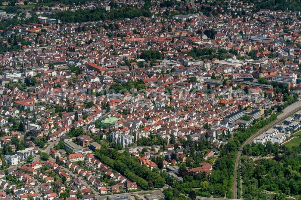 Aerial photograph Villingen-Schwenningen - Outskirts residential in Ortsteil Schwenningen in Villingen-Schwenningen in the state Baden-Wuerttemberg, Germany