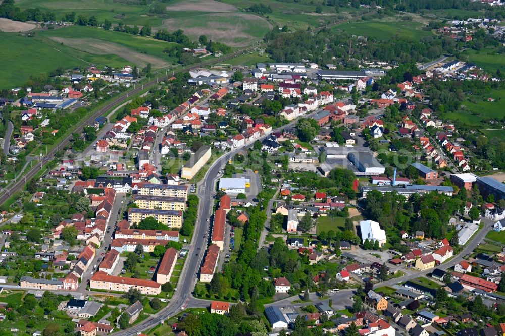 Neustrelitz from the bird's eye view: Outskirts residential in the district Strelitz-Alt in Neustrelitz in the state Mecklenburg - Western Pomerania, Germany