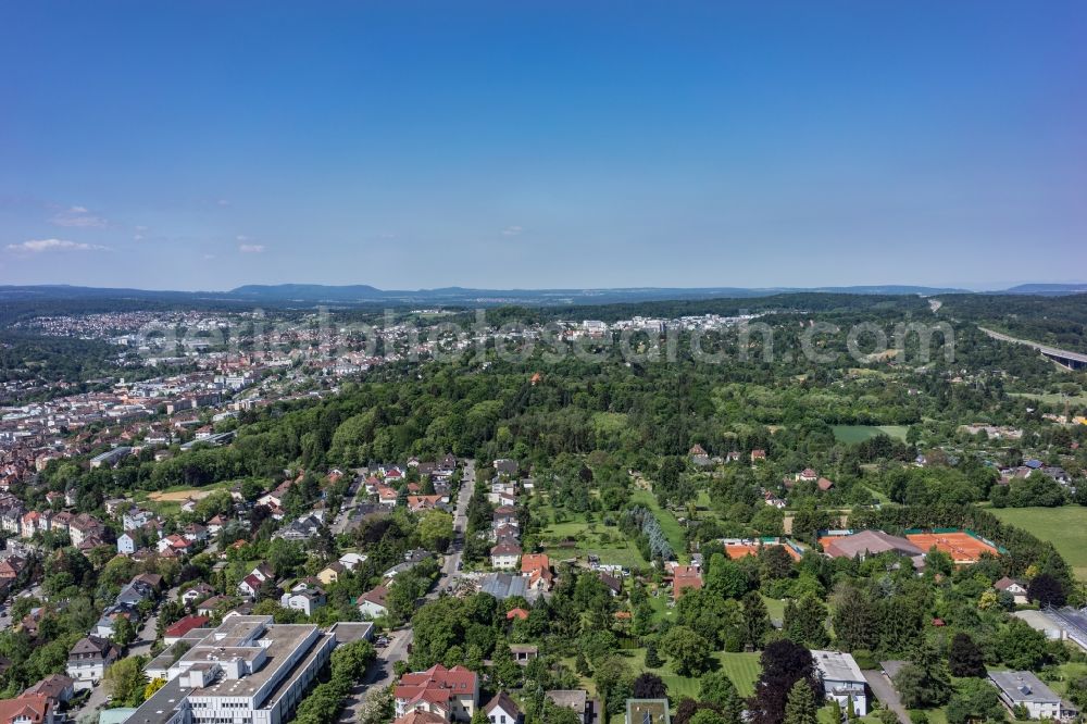Aerial photograph Pforzheim - Outskirts residential in Pforzheim in the state Baden-Wuerttemberg