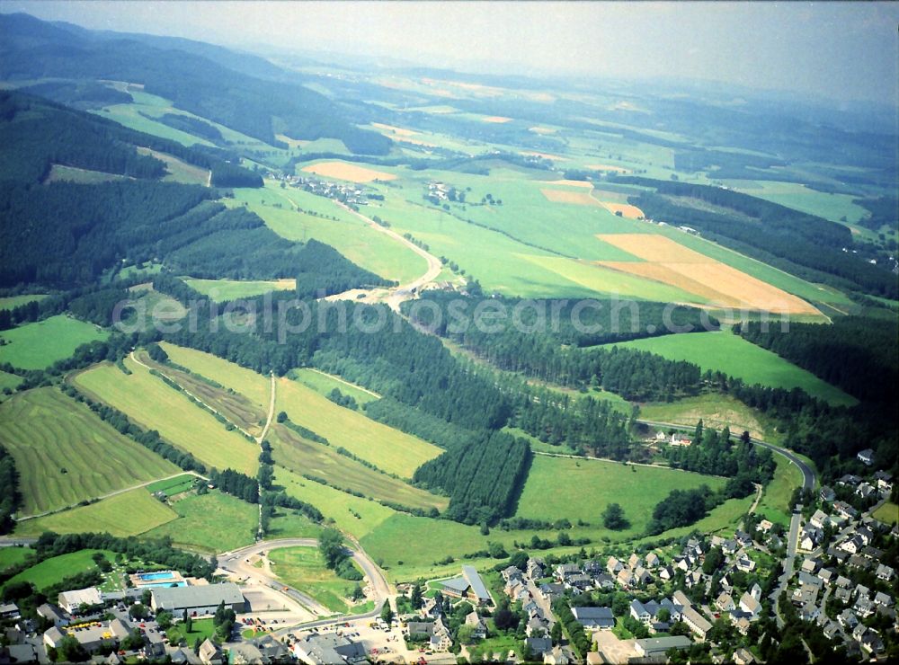 Aerial photograph Schmallenberg - Outskirts residential in Schmallenberg in the state North Rhine-Westphalia, Germany