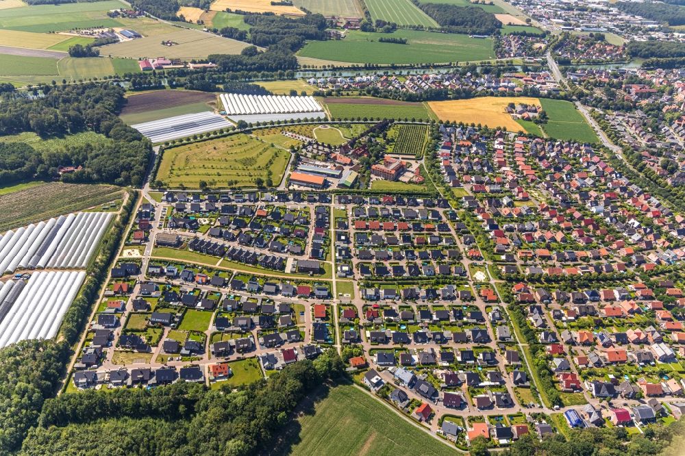 Aerial photograph Senden - Outskirts residential in Senden in the state North Rhine-Westphalia, Germany