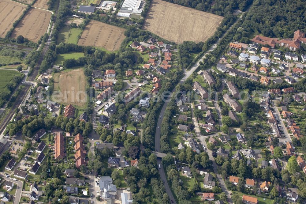 Timmendorfer Strand from the bird's eye view: Outskirts and outlying district residential areas in Timmendorfer beach in the federal state Schleswig-Holstein