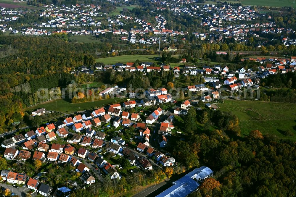 Wemmetsweiler from the bird's eye view: Outskirts residential in Wemmetsweiler in the state Saarland, Germany