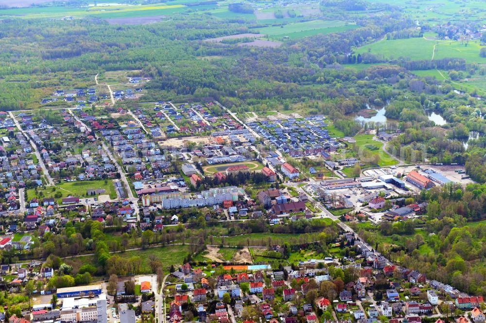 Zgorzelec - Gerltsch from above - Outskirts residential in Zgorzelec - Gerltsch in Dolnoslaskie - Niederschlesien, Poland