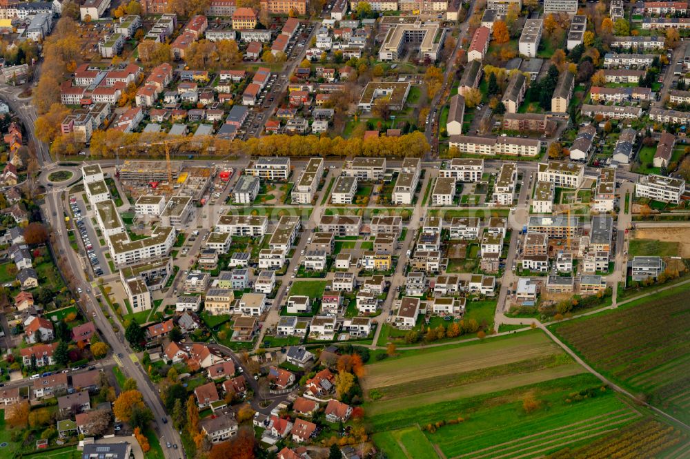Offenburg from above - Outskirts residential Neubau Albersboesch in Offenburg in the state Baden-Wuerttemberg, Germany