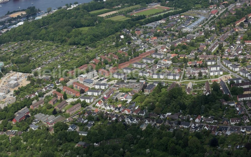 Aerial image Flensburg - District Fruerlund in Flensburg in Schleswig-Holstein