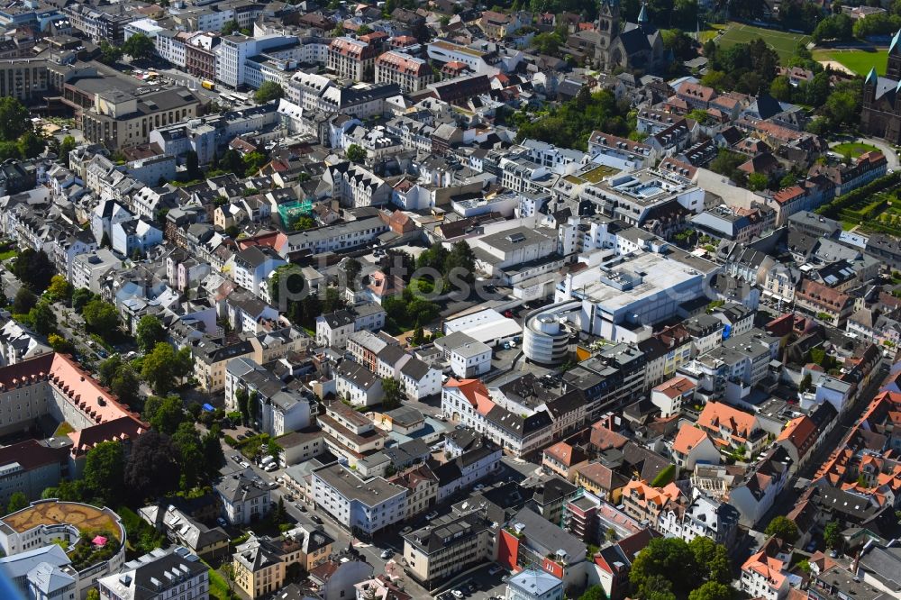 Bad Homburg vor der Höhe from the bird's eye view: The city center in the downtown area in Bad Homburg vor der Hoehe in the state Hesse, Germany