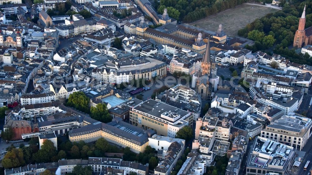 Aerial image Bonn - The city center in the downtown area in Bonn in the state North Rhine-Westphalia, Germany