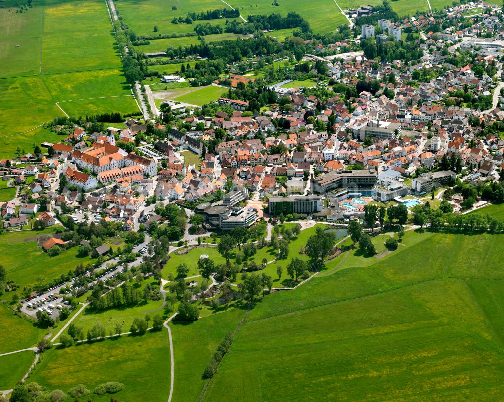 Kappel from the bird's eye view: The city center in the downtown area in Kappel in the state Baden-Wuerttemberg, Germany