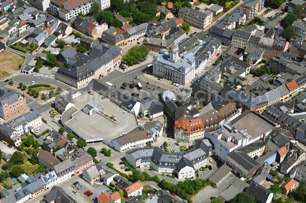 Zeulenroda from the bird's eye view: The city center in the downtown area in Zeulenroda in the state Thuringia, Germany