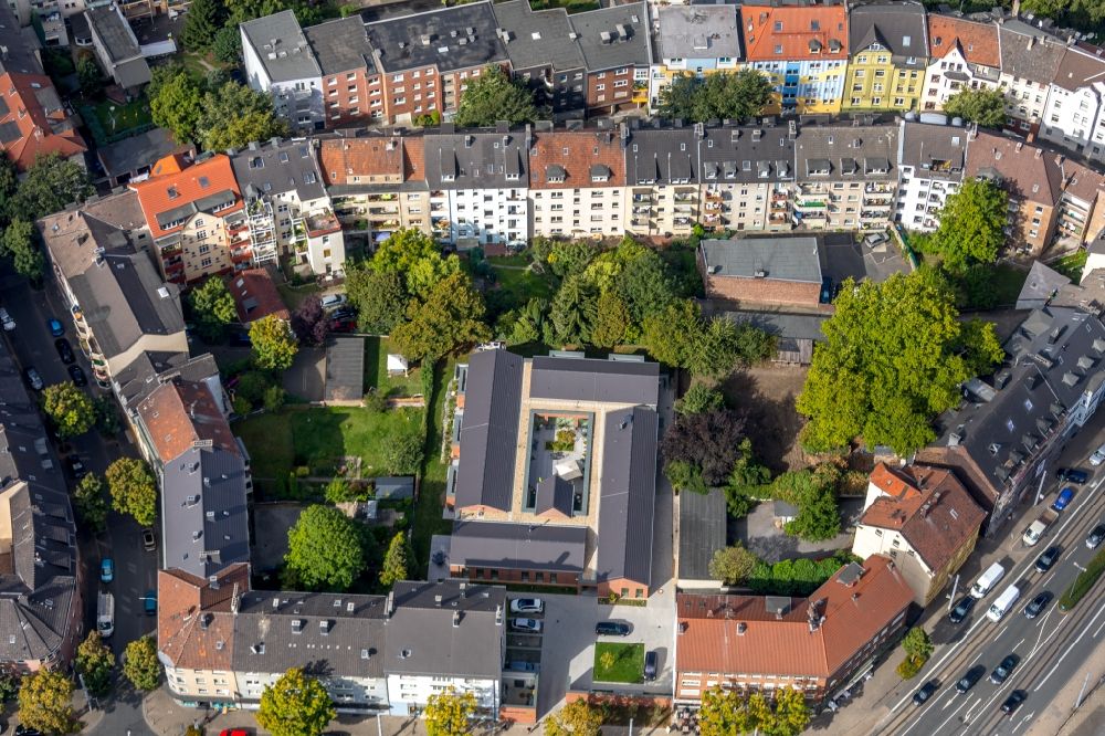 Witten from the bird's eye view: Life care of hospice Marien Hospital Witten in Witten in the state North Rhine-Westphalia, Germany