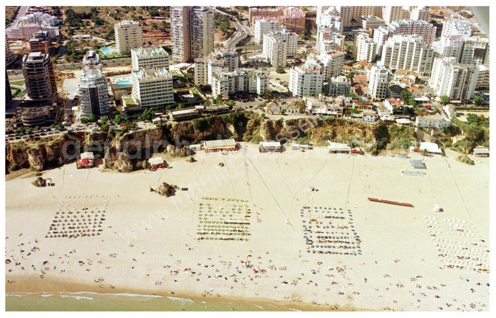 Aerial photograph Portimao - Strand in Portimao / Algarve - Portugal