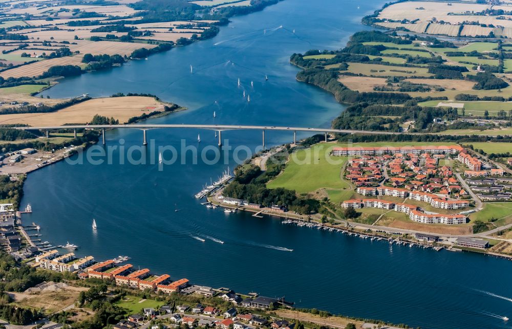 Aerial photograph Sonderburg - Road bridge over the Alssund in Soenderborg in Syddanmark, Denmark
