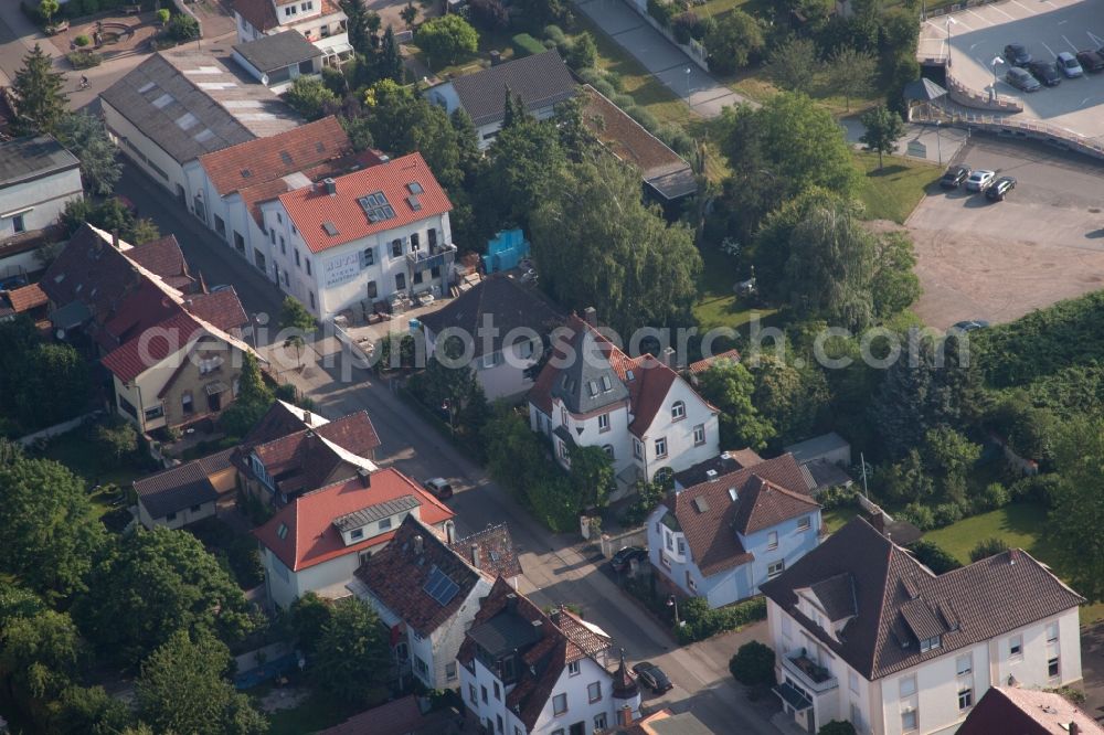 Aerial photograph Kandel - Street - road guidance of Bismarkstr. in Kandel in the state Rhineland-Palatinate, Germany