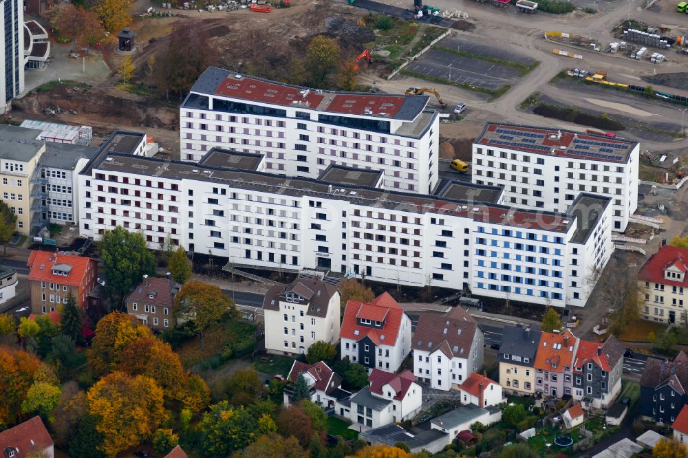 Aerial photograph Göttingen - Student Residence - Building Basecamp in Goettingen in the state Lower Saxony, Germany