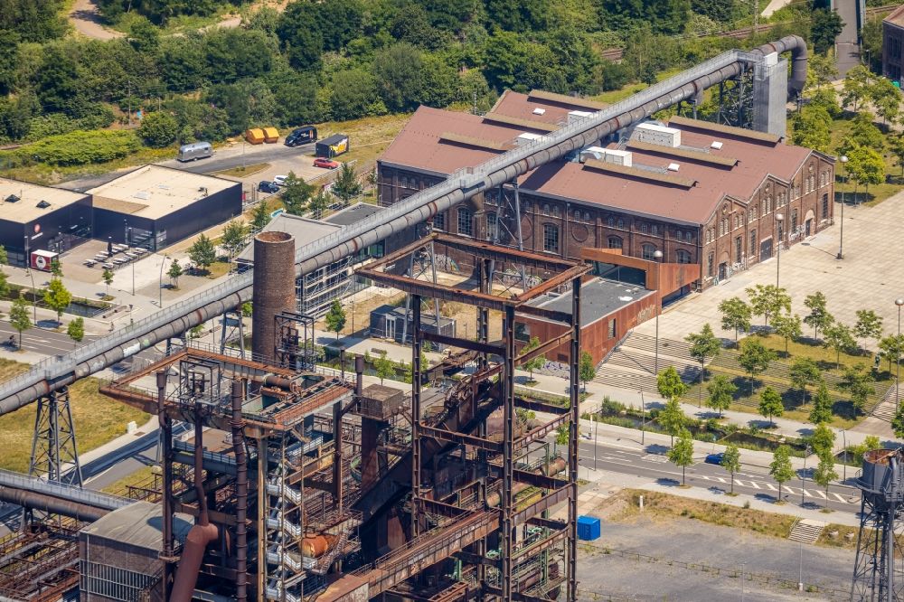 Aerial photograph Dortmund - Technical equipment and production facilities on the former blast furnace site Phoenix - West in Hoerde in Dortmund in North Rhine-Westphalia