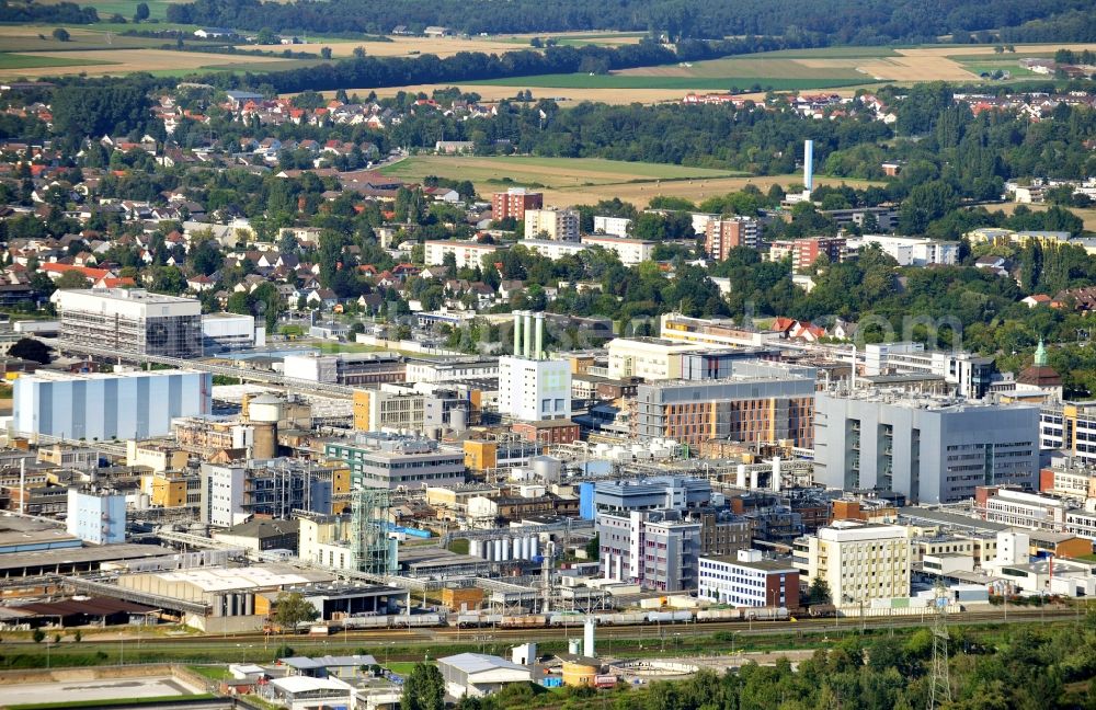 Darmstadt from the bird's eye view: Technology centre in Darmstadt in the state Hesse