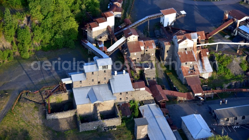 Aerial image Enspel - Tertiary and industrial adventure park Stoeffel in Enspel in the state Rhineland-Palatinate, Germany