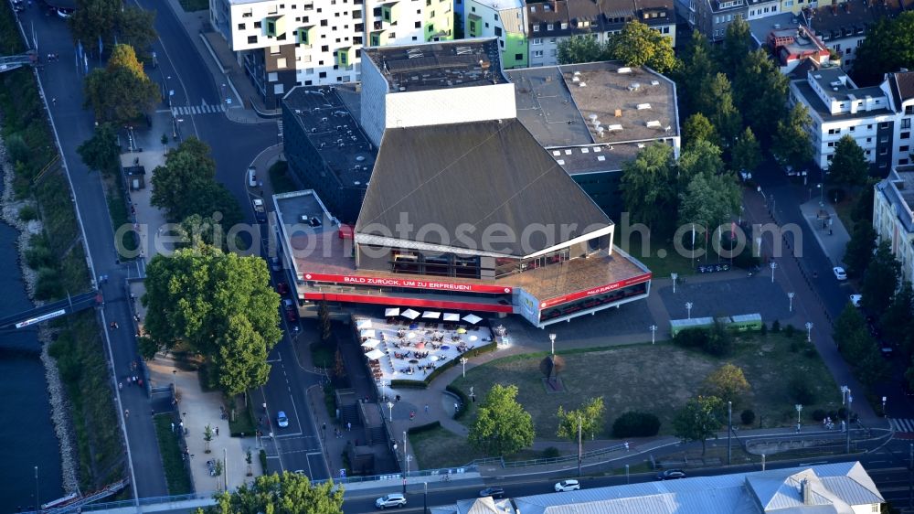 Bonn from above - Theater and opera in Bonn in the state North Rhine-Westphalia, Germany