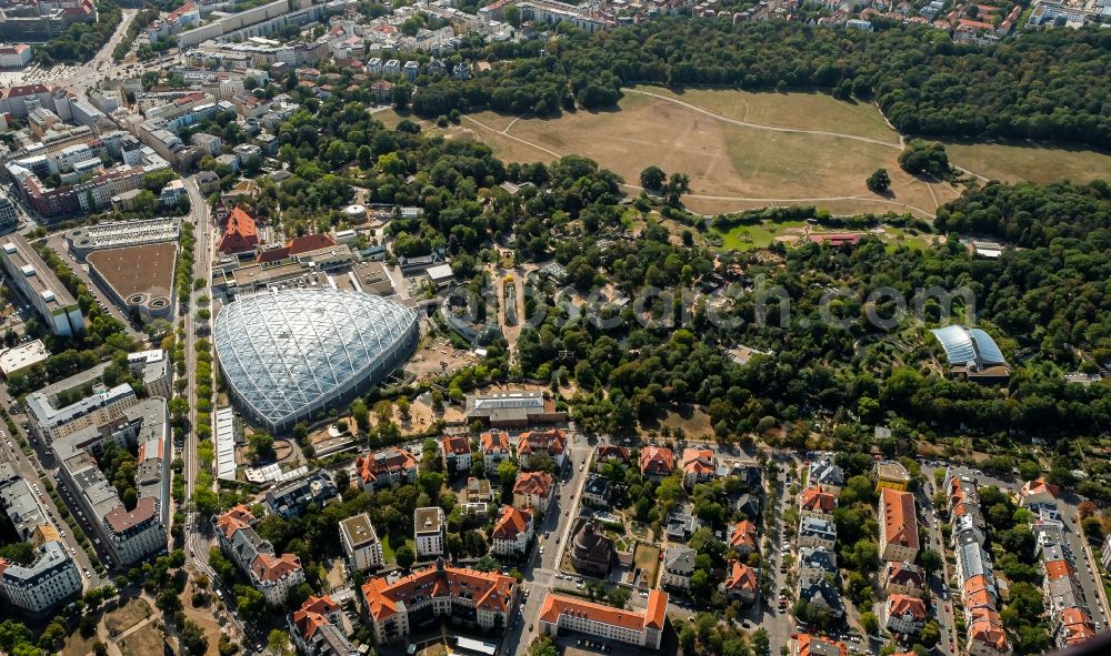 Aerial photograph Leipzig - View of the Gondwanaland in Leipzig in the state of Saxony