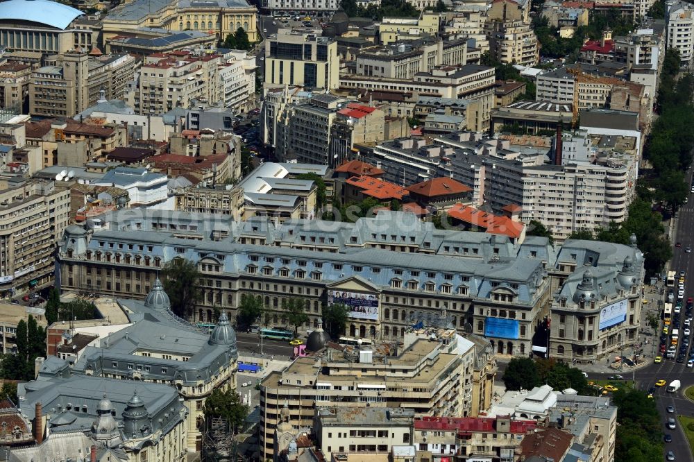 Aerial image Bukarest - View of the University of Bucharest in Romania