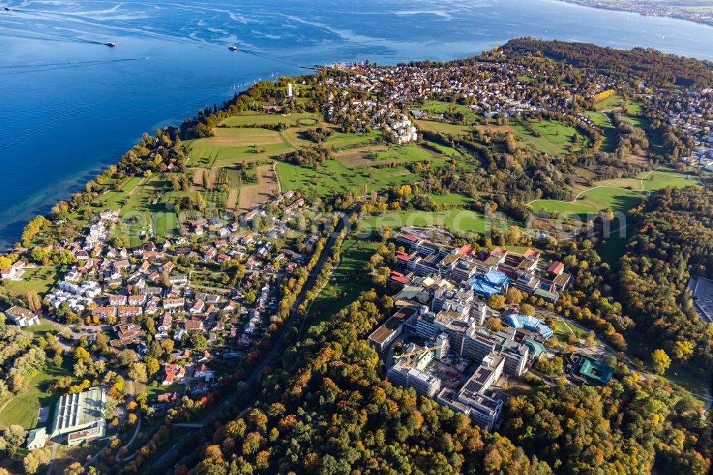 Aerial photograph Konstanz - The University of Konstanz in Konstanz in Baden-Wuerttemberg