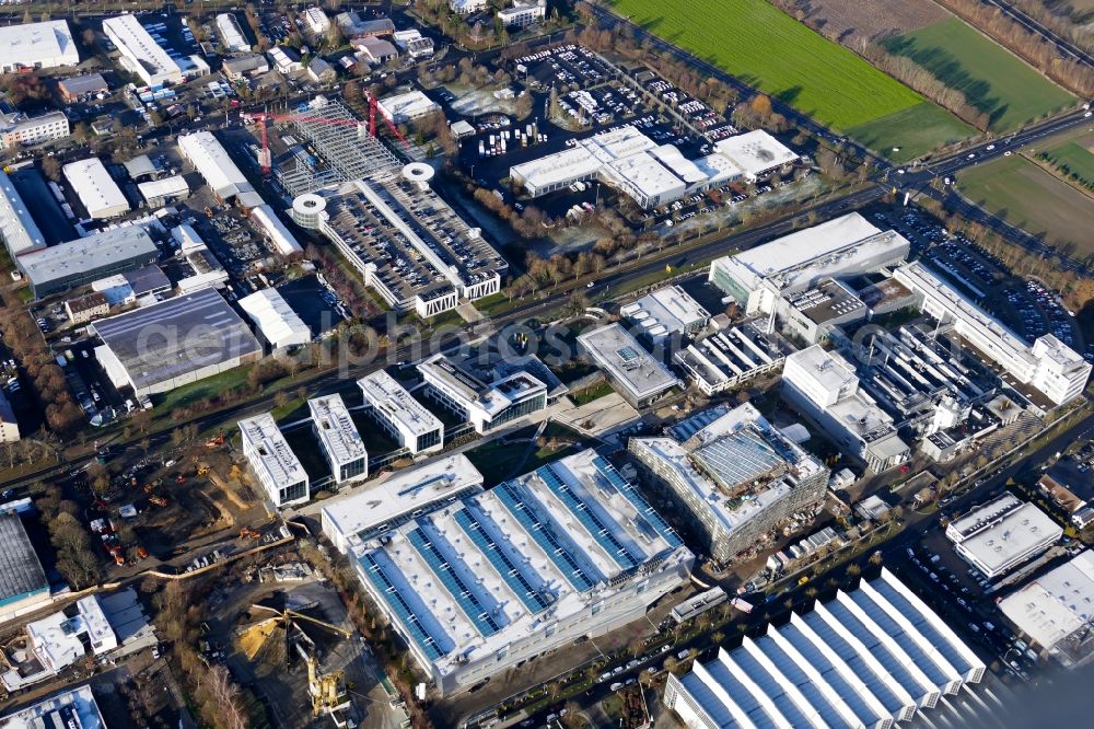 Aerial photograph Göttingen - Administration building of the company of Sartorius AG in Goettingen in the state Lower Saxony, Germany
