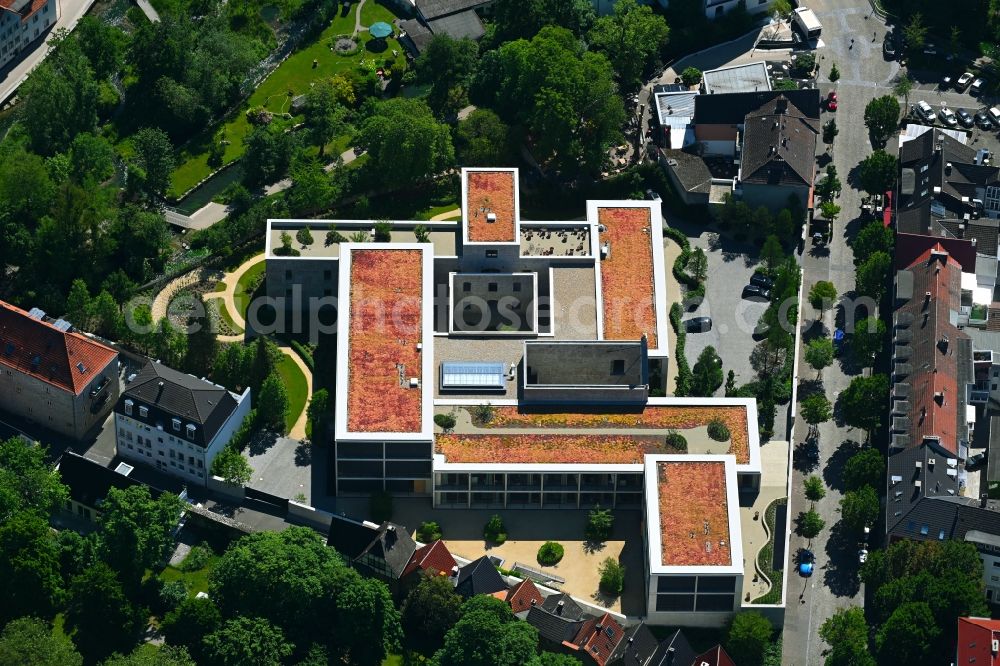 Paderborn from the bird's eye view: Administration building of the company of Tap Holding in Paderborn in the state North Rhine-Westphalia, Germany