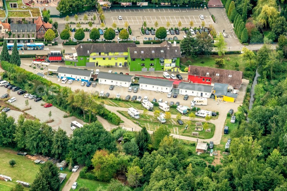 Aerial photograph Rust - Event location in Rust in the state Baden-Wurttemberg, Germany