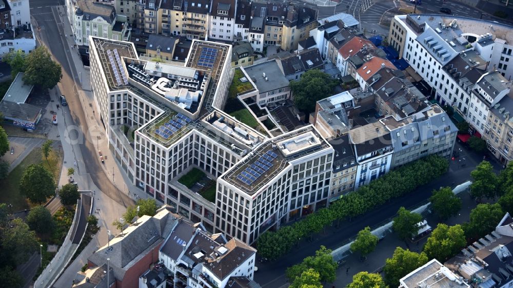 Aerial photograph Bonn - Banking administration building of the financial services company Sparkasse KoelnBonn in Bonn in the state North Rhine-Westphalia, Germany